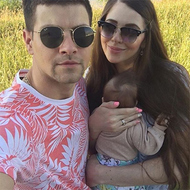 Оля Рапунцель и Дима Дмитренко крестили дочь