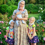 Маша Круглыхина окрестила сына