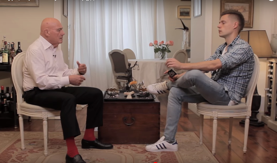 Владимир Познер дал интервью Юрию Дудю Фото: кадр видео