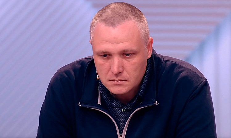 Отец «пьяного» мальчика Роман Шимко Фото: Кадр программы