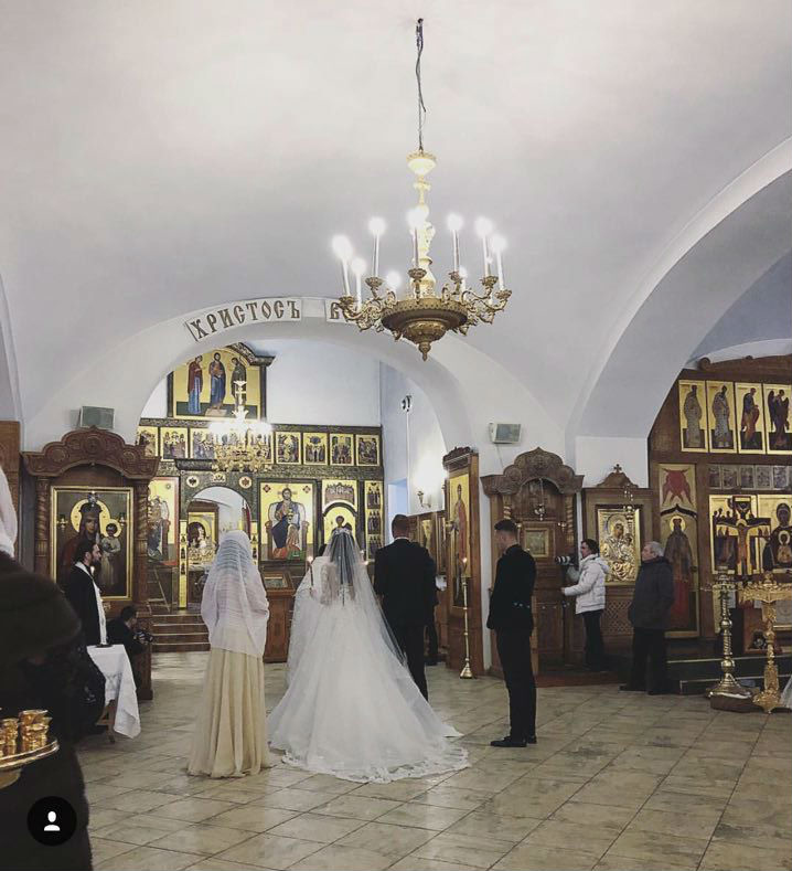 Пара обвенчалась в конце января Фото: «Инстаграм»