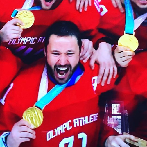 Илья Ковальчук посвятил свою медаль покойному отцу Фото: «Инстаграм»