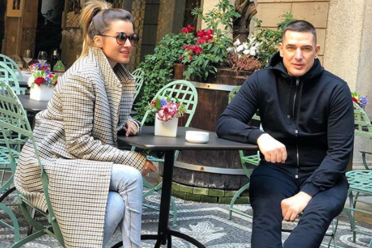 Ксения Бородина и Курбан Омаров наслаждаются погодой и красотами Милана Фото: «Инстаграм»