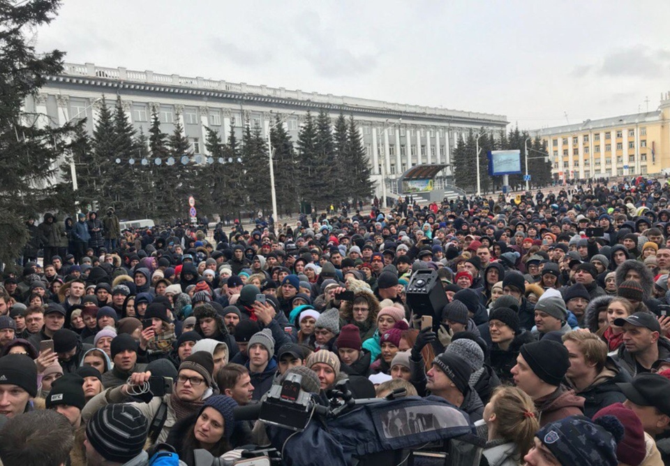 На митинге присутствовали огромное количесвто людей Фото: Соцсети