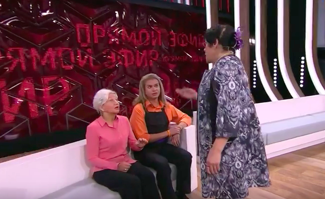 Мать Гогена Солнцева набросилась на его жену Фото: Кадр видео