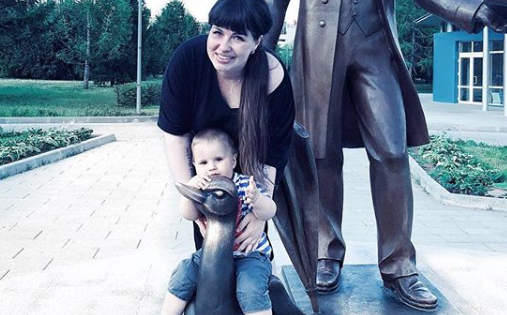 Елена Степунина с сыном Матвеем Фото: «Инстаграм»