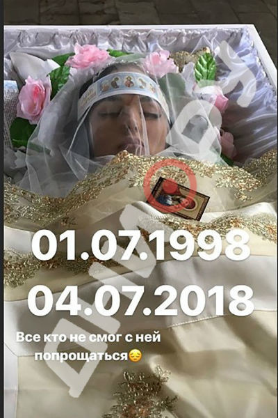 Сестра опубликовала снимок Полины в гробу Фото: «Инстаграм»