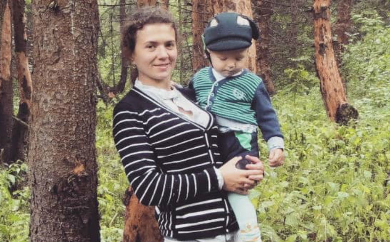 Галина Гаджиева с сыном Фото: «Инстаграм»