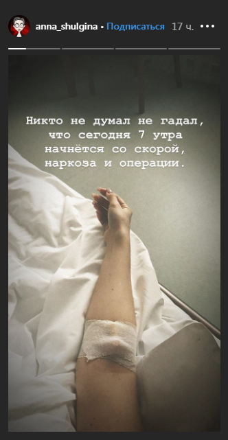 Анну Шульгину экстренно госпитализировали Фото: «Инстаграм»
