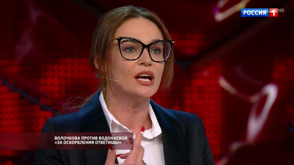 Водонаева уверена, что все ток-шоу на телевидении больше похожи на постановку Фото: Кадр программы