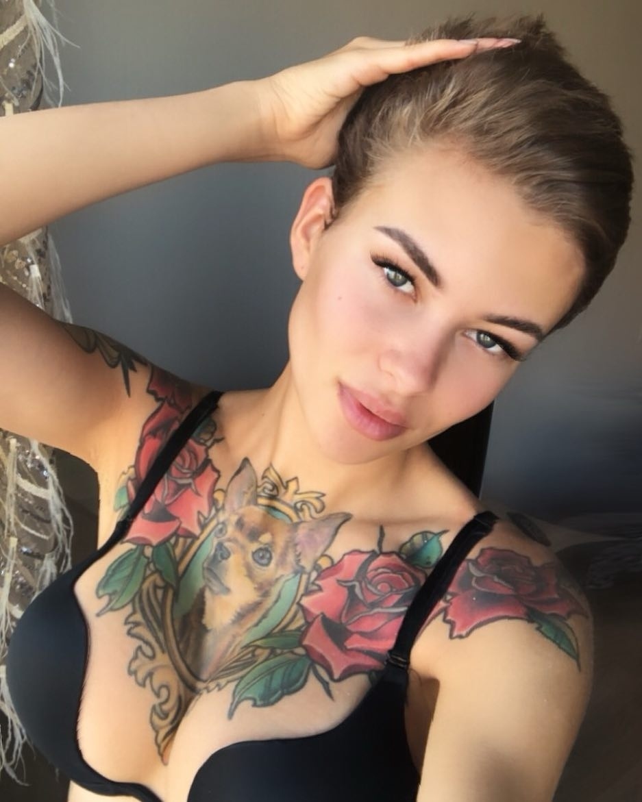 Лена Хромина тоже отстригла длинные волосы Фото: «Инстаграм»