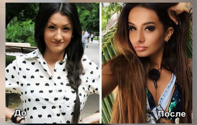 Марина устроила отцу скандал за слитые в Сеть фото до пластики Фото: Кадр программы