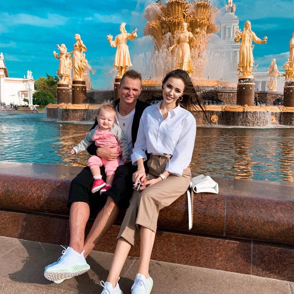 Дмитрий и Анастасия счастливы стать родителями вскоре после недавнего появления на свет дочери Миланы Фото: «Инстаграм»