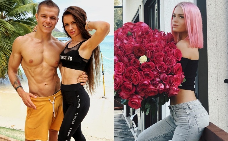 Лёша Кудряшов, Настя Иванова и Настя Балинская Фото: «Инстаграм»/ архив Dom2Life.ru