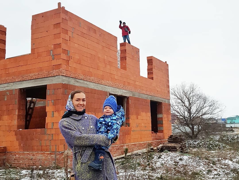 Дом получается больше, чем Маша себе представляла Фото: «Инстаграм» 