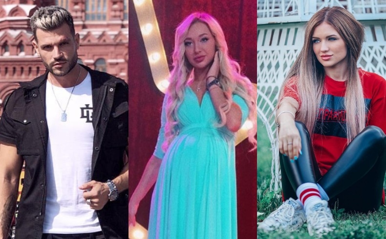 Руслан Мацьолек, Настя Стецевят и Настя Иванова Фото: «Инстаграм»/ Dom2Life.ru