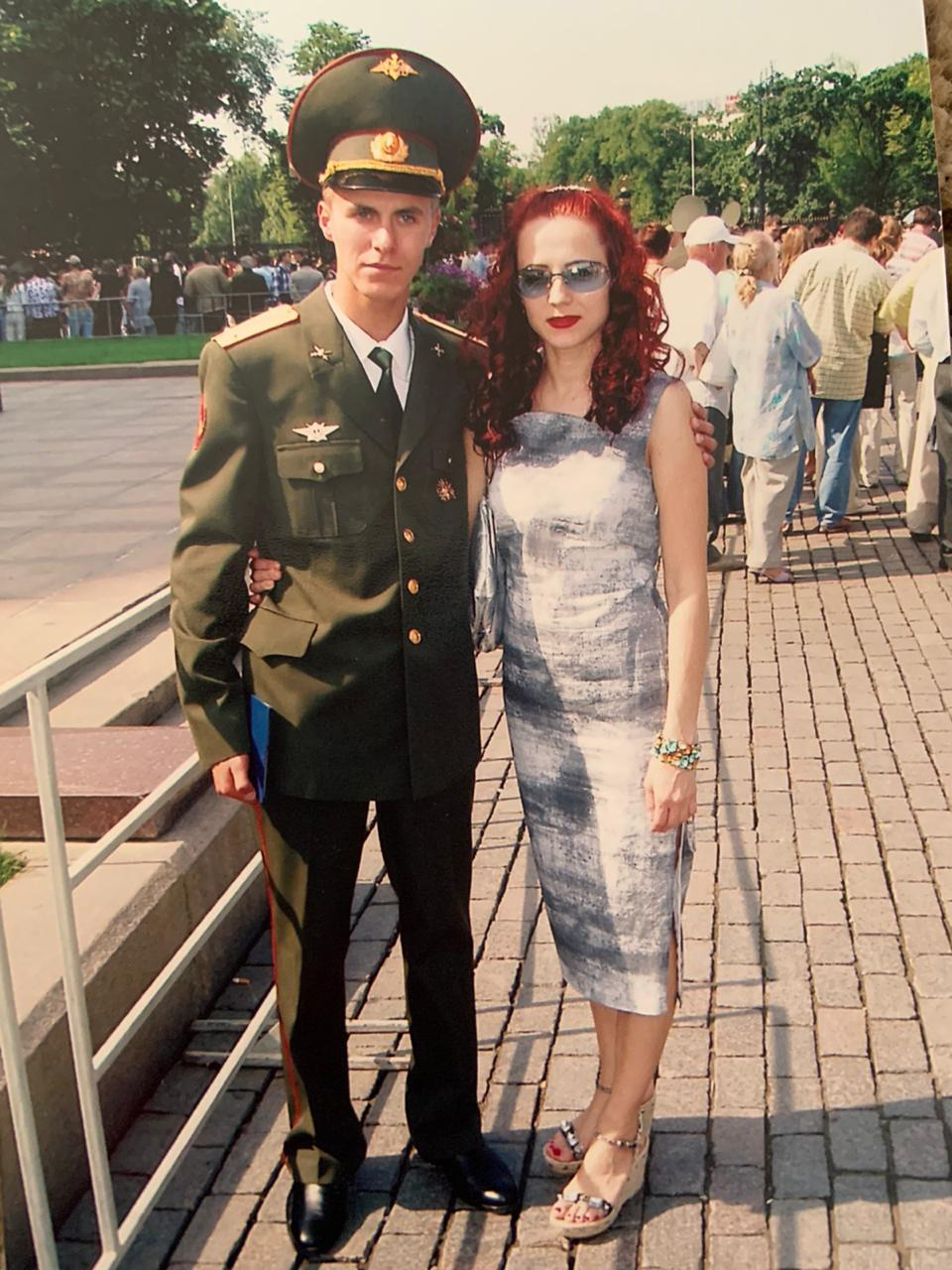 Никиту провожала в армию сестра Кристина Фото: Личный архив Никиты Уманского