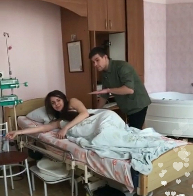 Оля и Дима в палате Фото: Dom2Life.ru
