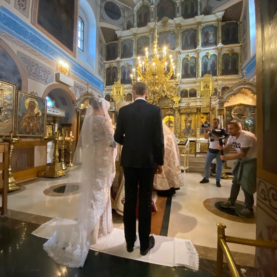 Пару венчал духовник Ксюши, владыка Антоний Фото: «Инстаграм»